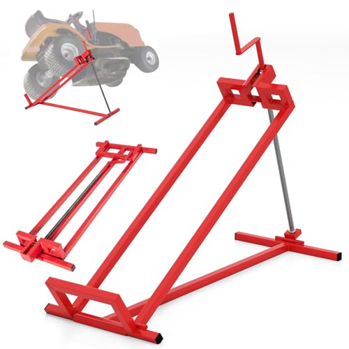 COSTWAY Rasentraktor Heber Hebevorrichtung, bis 400 kg | 45°...