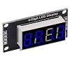 KIMISS 4 Digit Tube LED 7 Segment Display TM1637 Driver Digital Optoelectronic Module Blue 0.36in Professional Accessories, KIMISSuk20mdrv1n