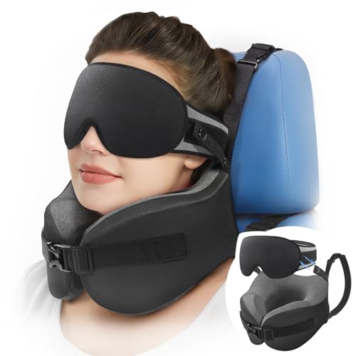YFONG Travel Pillow for Long Flight Airplanes,...