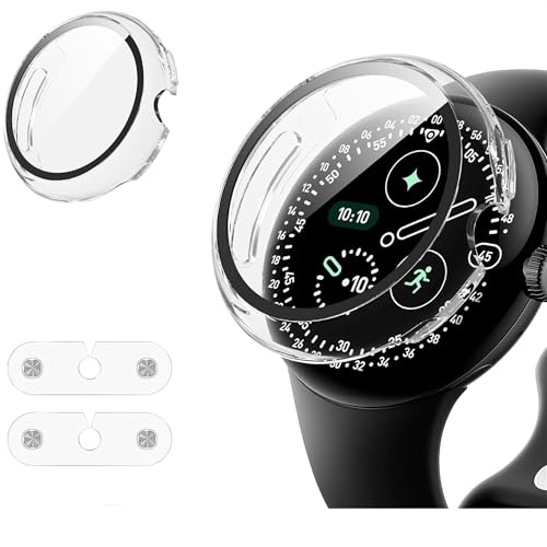 For Pixel Watch 41mm/45mm P[X یtB̌^ [d\([dP[XOsv) n[hPC XfUC ϏՌ یJo[ (gXyAg, 41mm)