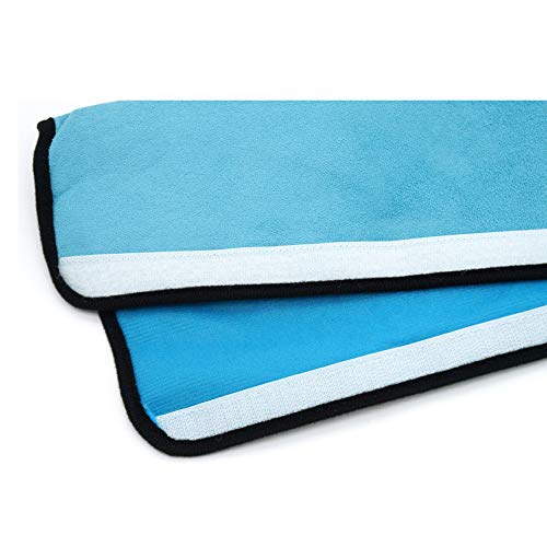 Reposacabezas para niños para cinturón de seguridad azul miniatura 6