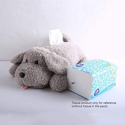 Plush Dog Toy Tissue Holder Box Cartoon Animal Tissue Cover Paper Holder Creative Napkin Box Paper Storage Box Tissue Tray Paper Container Napkin Storage Box image 5