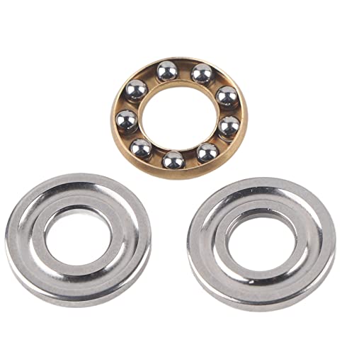 High Precision Miniature Thrust Ball Bearing Set Flat Steel Bearings For Machinery (F6-14M 6 * 14 * 5mm(10pcs
