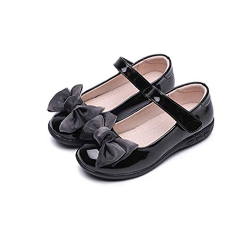 Girl's Strap School Uniform Dress Ballet Bow Shoe Mary Jane Flat (Toddler/Little Kid/Big Kid)2