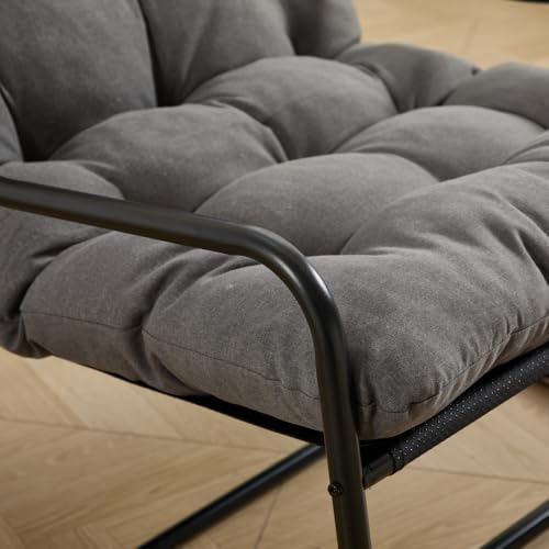 Fauteuil relax à bascule contre le mal de dos avec coussin épais - 7
