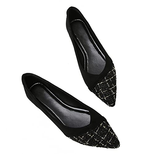 Hee grand Flats for Women Pointed Toe Slip on Ballet Flats Comfortable Dress Shoes Lightweight Casual Loafers