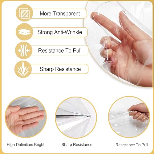Rideau en PVC transparent de qualité supérieure pour meuble de rangement - 3