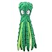 DIKOPRO Pet Octopus Toy, Pet Plush Toy Octopus Skin Shell Dog Puzzle Bite Resistant Vocal Toy Safe Non-Toxic Fun Training Chewing Clean Teeth Cat and Dog Supplies, for Puppy and Medium Dogs（Green）