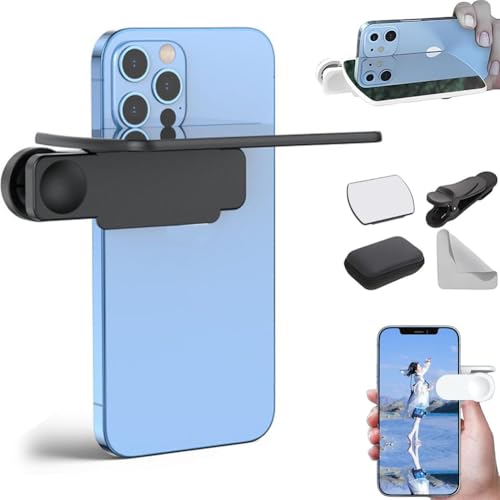 Smartphone Camera Mirror Reflection Clip Kit,2025 New Upgrade Adj...