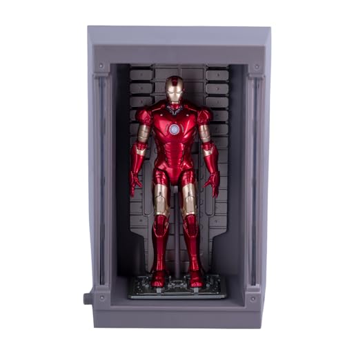 Image of ZD Toys Action Figure Collectibles - 4 Inch Iron Man Mark 3, Interchangeable Parts, Superhero Premium Collectibles, Durable PVC Material, Ages 15+ Years