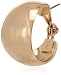 Anne Klein "Classics" Gold-Tone Band Hoop Earrings