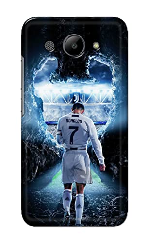 Image of Printed Hard Back Cover Case for Huawei Y3 2017 Back Cover (Footbal Legend) -1302