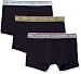 Produktbild Tommy Hilfiger Herren 3p Wb Trunk Unterwäsche, Verblasste Olive/Sublunar/Andenken Blau, LG