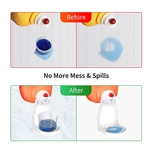2-Pack-Laundry-Detergent-Cup-Holder-Drip-Catcher-Organizer-Clip-Tight-on-Laundry-Bottle-Spouts-No-More-Leaks-or-Mess-with-Detergent-and-Fabric-Softener-in-Laundry-Room