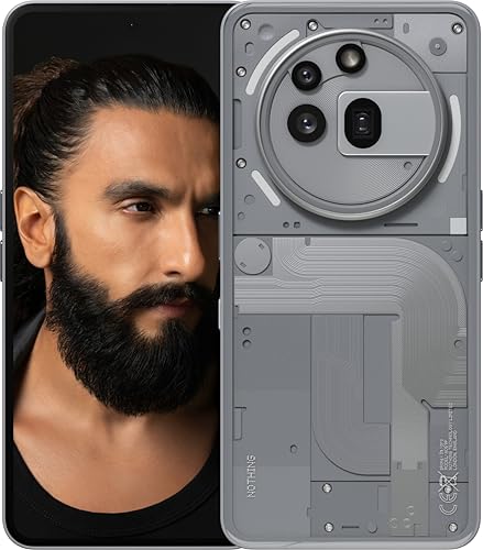 Image of Nothing Phone (3A) Pro (Grey, 12GB RAM, 256GB Storage)