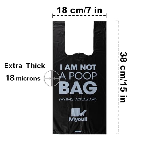 Image of 1000 Count Extra Thick Dog Poop Bags with Handles, Heavy Duty Leak-Proof Waste Bags for Dog and Cat Litter, Ocean Wind Scented