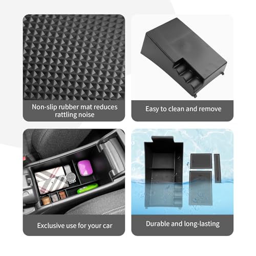 Image of CDEFG 2025 2026 2027 HR-V Center Console Organizer Tray for 2023-2026 2027 Honda HRV HR-V Accessories Middle Console Armrest Tray Storage Box Secondary Insert Coin Container Car Interior Accessory