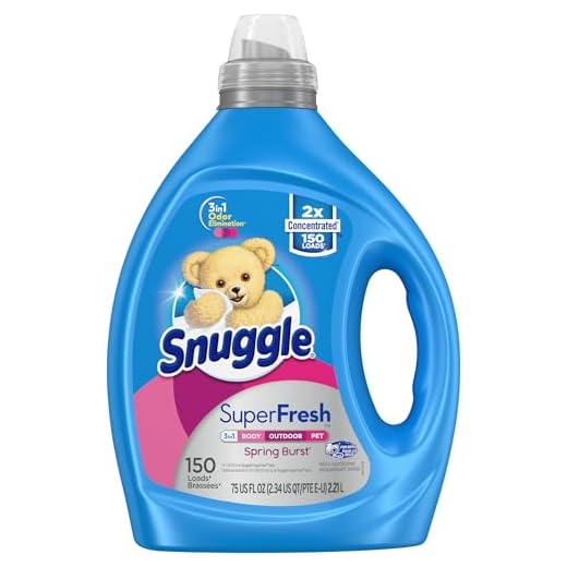 Snuggle Liquid Fabric Softener, SuperFresh Spring Burst, Eliminates Tough Odors, 150 Loads