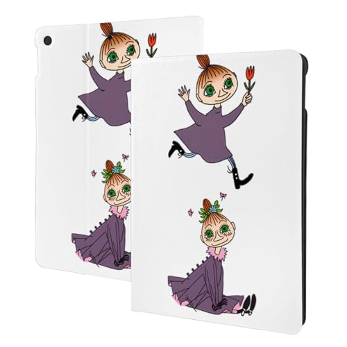 Compatible with ムーミン iPad Pro ケース 2024 13インチ(最新型) iPad Pro 13インチ ケース タブレットケース Ipad pro タブレット ケース PUレザー 二つ折スタンド 角度調整 横置きスタンド 全面保護