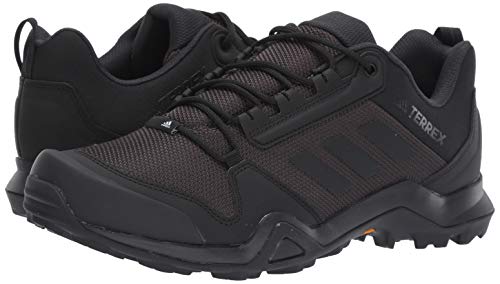 adidas outdoor Men's Terrex AX3 Hiking Boot, Black/Black/Carbon, 9 M US
