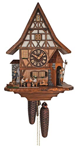 Anton Schneider Kuckucksuhr Haus, Biertrinker, Hund Cover