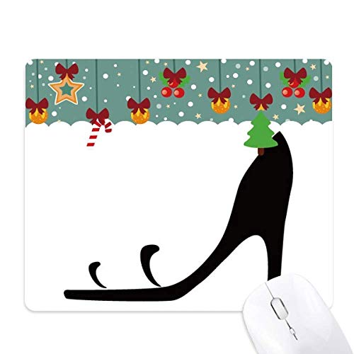 Tapis de souris bureau en caoutchouc avec motif talons hauts simples