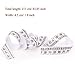 Tatuo Growth Chart Wall Labels Height Indicator Tape Ruler Growth Chart Decor Height Indicator Adhesive Ruler for Home Room Measuring(White)