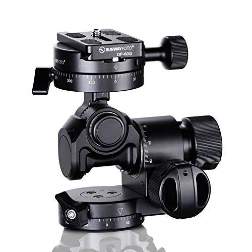 Sunwayfoto Gh-pro II 3-Way Geared Tripod Head Include Arca Swiss Plate DP-60G