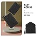 NUOBESTY Felt File Folder Document Organizer for Office and Business Sturdy and Rustproof Tear-Resistant Storage with String for Sorting Papers and Documents