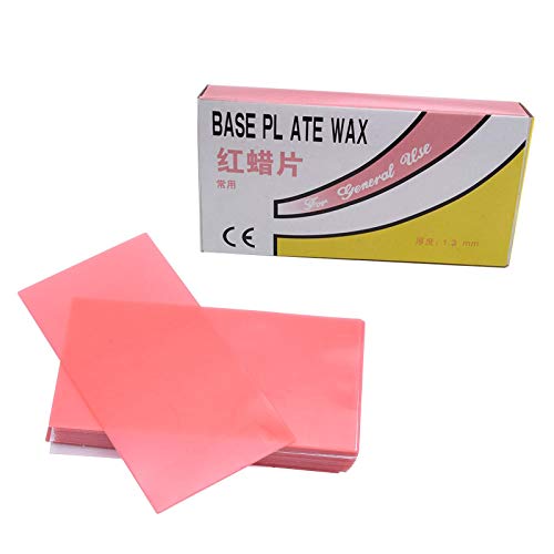 Lab Base Plate Red Utility Wax Sheets for Dental Use (20PCS)