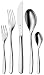 Produktbild WMF Sinus Besteckset, 6 Personen, 36 teilig, 30 Teile mit Espressolöffel, Monobloc-Messer, Cromargan Edelstahl poliert, glänzend, spülmaschinengeeignet