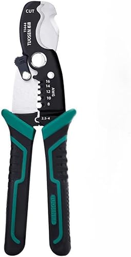 Zsling Pelacables de 8 pulgadas pulgadas Alicates de corte de alambre de herramienta manual multifunción Cortadores de alambre de corte de cables