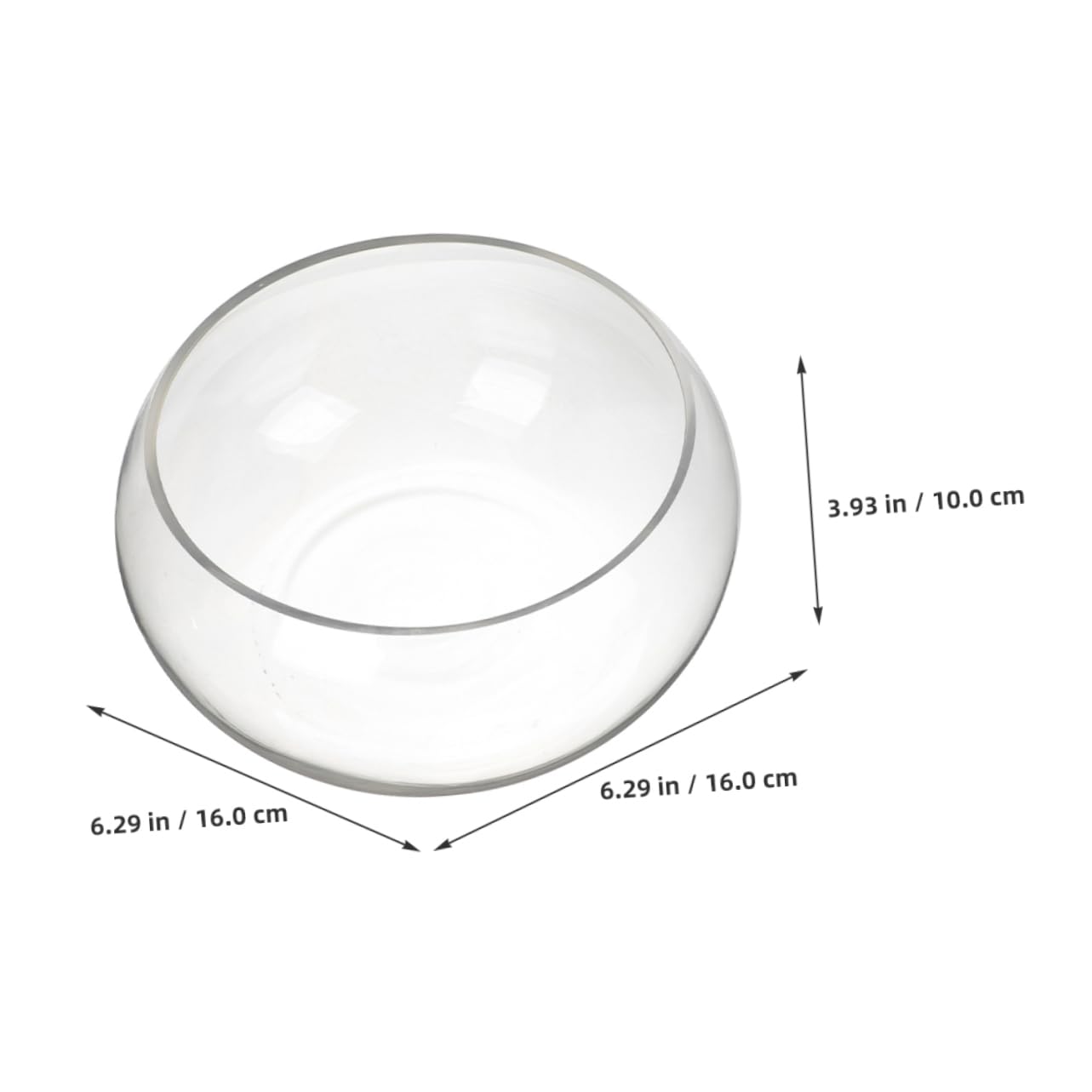 HANABASS 3piezas Transparente para Acuarios Decoración De Oficina y Terrarios Diseño Compacto para Plantas y Peces