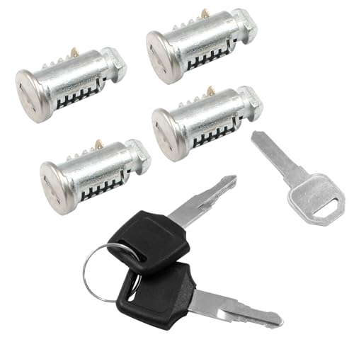 Unlorspy 4 Pcs Lock Cylinders Replacement Set for Car Roof Rack System Components,Includes 4 Pcs Cylinders...