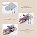Louatui Anti Roll Newborn Baby Wedge Pillow, Baby Support Wedge Pillow Help Feeding, Sleeping, Baby Reflux Wedge Nursing Pillow