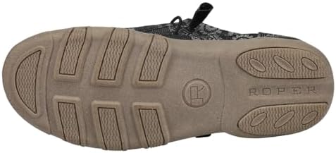 Roper Womens Chillin Aztec Shoe, Black, 7 | Image 4