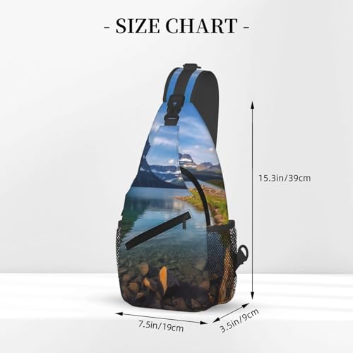 Bolso Cruzado de Pecho para Hombre y Mujer Negro miniatura 3