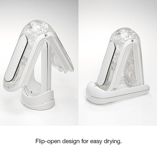 TENGA FLIP 0 テンガ フリップゼロ グラビティ エレクトロニック バイブレーション ホワイト 柔らか軟質 電動 振動 繰り返しタイプ ミニローション付き - 画像5