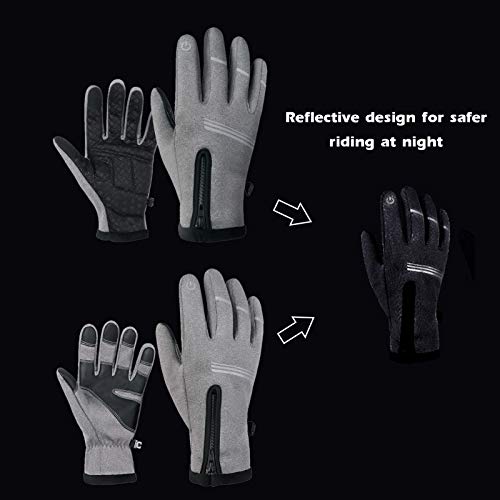 pedkit Luvas de ciclismo Esportes ao ar livre Luvas de ciclismo de inverno Tela de toque de lã térmi