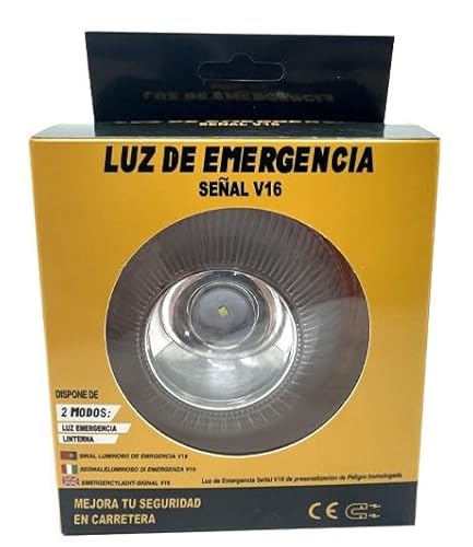 Genérico Luz De Emergencia V-16 Autorizada Dgt Señalización En Carretera Coche Y Moto Genérico Luz De Emergencia V-16 Autorizada Dgt Señalización En Carretera Coche Y Moto