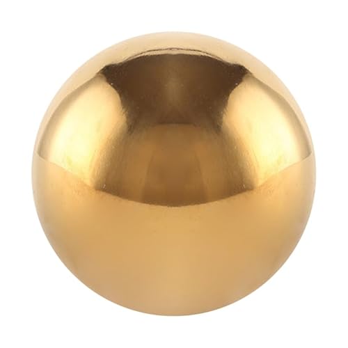 Cabilock Edelstahl Gartenkugel 15cm, Spiegelpoliert Reflektierende Gazing Ball, Goldene Dekokugel FüR AußEnbereich, Rostfrei Und Langlebig, Ideal FüR Garten Dekoration
