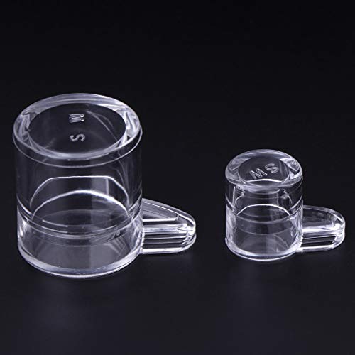 Qiuxiaoaa Ant Feeder Wasserzufuhrbereich für Ant Nest House Farm Acryl Runde Trinkschüssel Feeder Transparent