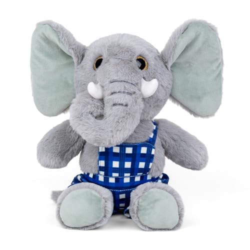 Image of Mirada Huggable Dangri Elephant Soft Toy | Grey Plush Stuffed Animal Gift for Kids & Girls | Soft Toys for Kids, Stuffed Animals, Animal Soft Toys, Cuddle Toy, Baby Gift, Room Decor Plush | 38cm