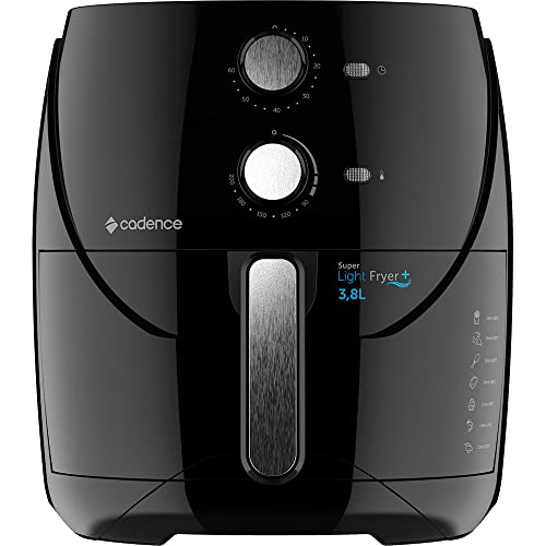 Fritadeira Sem Óleo Cadence Super Light Fryer Colors,3,8L, Preta, 220V, FRT555