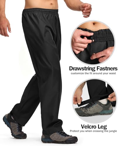 Image of SWISSWELL Men's Rain Suits High Visibility Reflective Motorcycle Rain Gear Waterproof Breathable Jacket and Pants