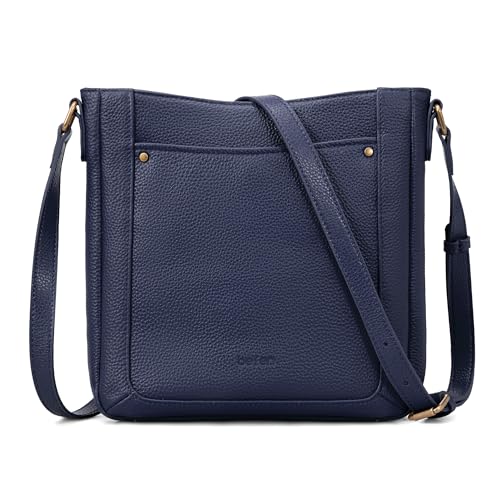 Image of befen Genuine Leather Crossbody Purses for Women Travel Cross Body Bags Lightweight with Adjustable Shoulder Strap