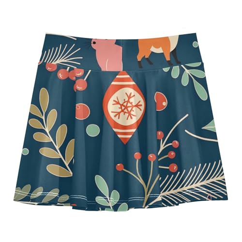 Girls Tennis Skirt with Built in Shorts Flowy Little Girls Golf Skirts Pleated Skirt for Kids with Pockets2