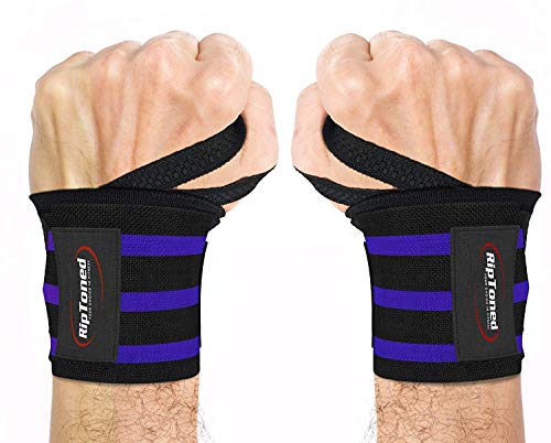 Rip Toned Wrist Wraps by 18" Professional Grade with Thumb Loops - Wrist