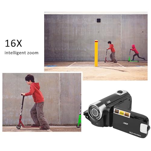 Caméscope numérique haute définition DH-90 doté d'un zoom puissant 16X
