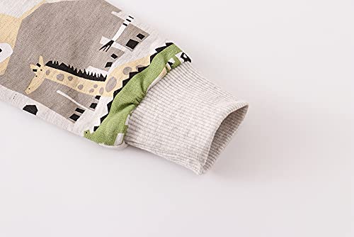 Baby Boys Sweatshirts Elephant Long Sleeve Fleece Sweater Tiger Pullover Girls Zebra Shirts Toddler Kids Winter Animal Tops 2T / 90 #TOP5